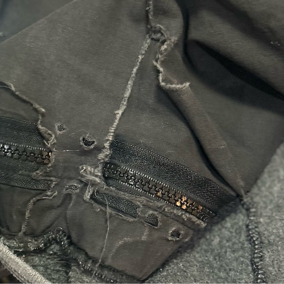 💫Dickies Carhartt Men’s Heather Textured Full-Zip Fleece Vest Gray - Picture 8 of 8